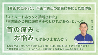 半田市 周辺で『慢性の首の痛み・寝違え・ストレートネック』にお悩みの方へ｜さわやかバランス整体院